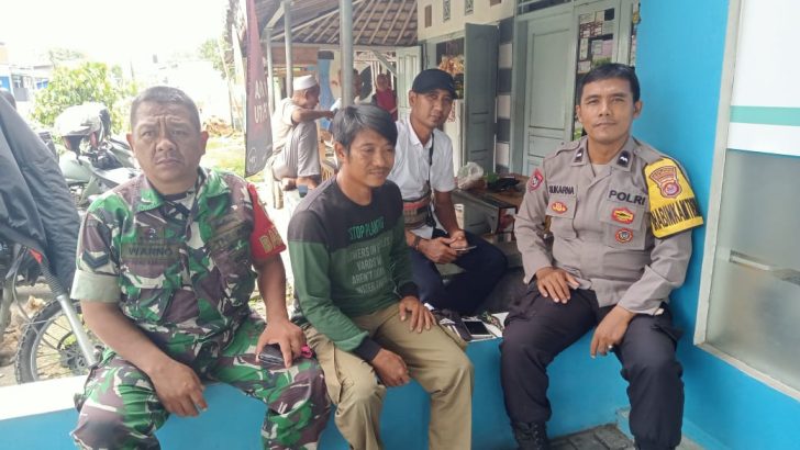 Pastikan wilayah aman dan upaya pencegahan Guantibmas di Wilayah, Polsek Kresek dan Koramil 07 Kresek lakukan giat Patroli Mobile dan Dialogis.