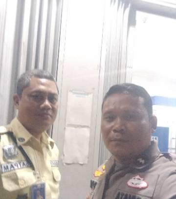 Bhabinkamtibmas Polsek Cisoka melaksanakan Patroli Barcode