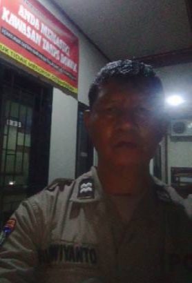 Anggota Polsek Cisoka melaksanakan Patroli Barcode