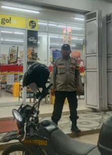 Guna menciptakan Kamtibmas, Personel Polsek Cisoka laksanakan Patroli Barcode