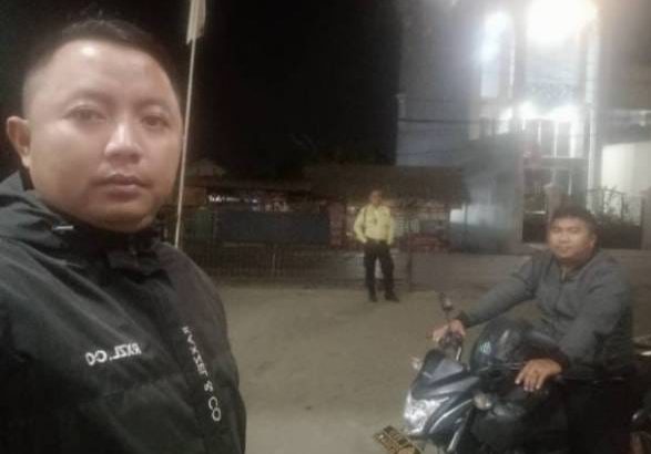 Anggota Polsek Cisoka melaksanakan Patroli Barcode