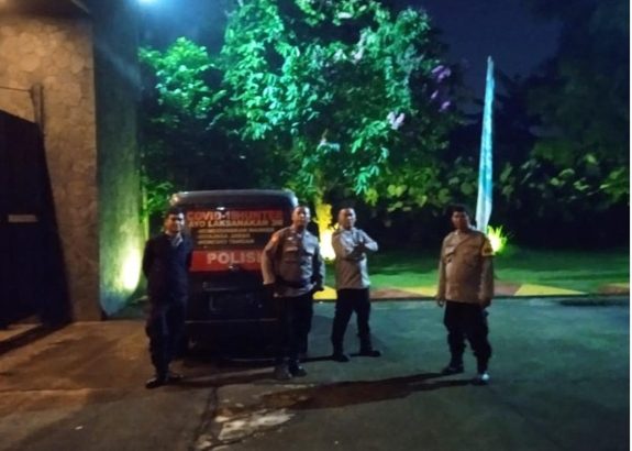 Laksanakan Patroli Barcode, Jajaran Polsek Cisoka Polresta Tangerang Titipkan Pesan Kamtibmas
