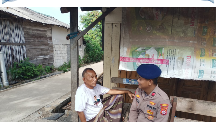 Laksanakan Kegiatan Sambang Satpolairud Berikan Himbauan Jelang Pemilu.