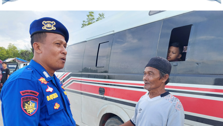 Satpolairud Sampaikan Pesan Kamtibmas Cooling system Kepada Masyarakat Pesisir.