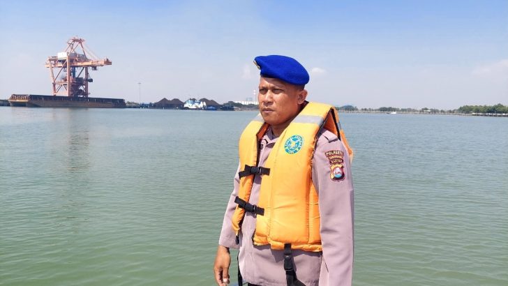 Pengamanan Objek Vital PLTU III Banten Satpolair Polresta Tangerang Gelar Patroli Perairan