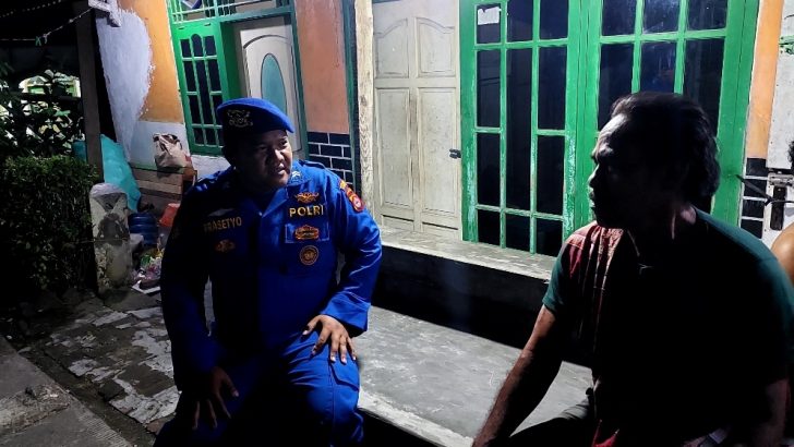 Jaga Wilayah Tetap Aman dan Kondusif Satpolairud Laksanakan Patroli Barcode Malam Hari