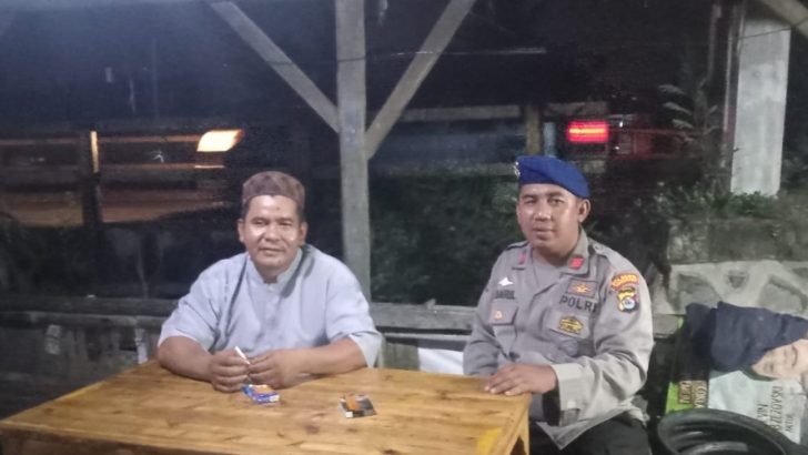 Beri Himbauan Kamtibmas Satpolairud Laksanakan Patroli Barcode Malam Hari
