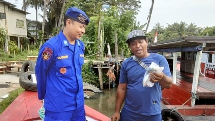 Terus ciptakan Rasa Aman di Masyarakat Satpolairud Gelar Patroli Rutin Mitra Barcode Presisi