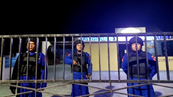 Antisipasi Kejahatan Satpolairud Tingkatkan Pengamanan Sispam Mako Malam Hari