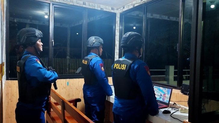 Satpolairud Tingkatkan Pengamanan Mako Lakukan Patroli Sekitar Mako