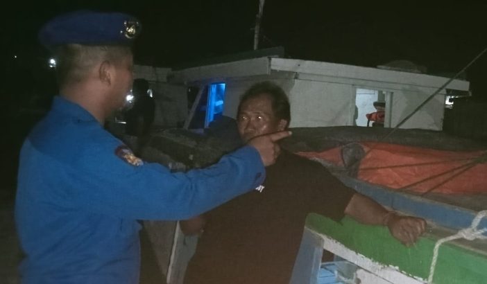 Tingkatkan Patroli Malam Hari Di Dermaga Pelabuhan Tradisional Oleh Personel Sat Polairud Polresta Tangerang
