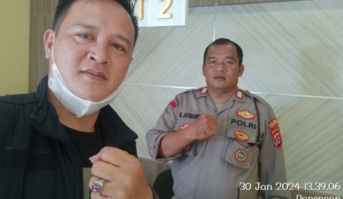 Bripka Bagia Afriandi Maksimalkan Sambang Komunitas Jelang Pemilu 2024