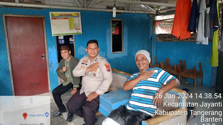 Jaga lingkungan warga dari kriminalitas, Polsek Cisoka Terjunkan Polisi RW