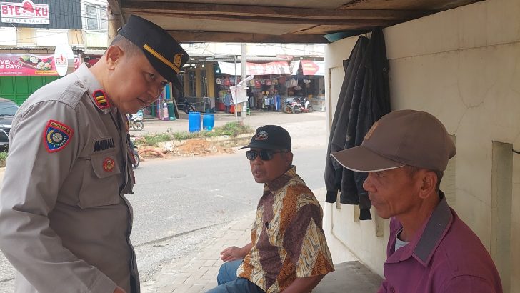 Satbinmas sampaikan pesan kamtibmas sambil patroli