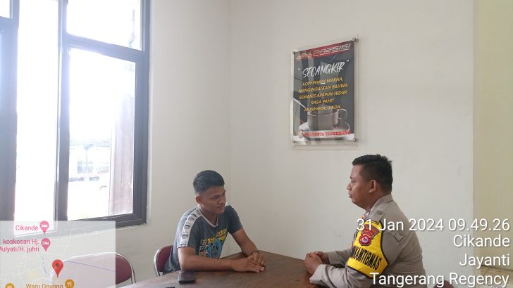 Hadirkan Polisi RW, Polsek Cisoka Polresta Tangerang Polda Banten di  Apresiasi dari Warga Cisoka