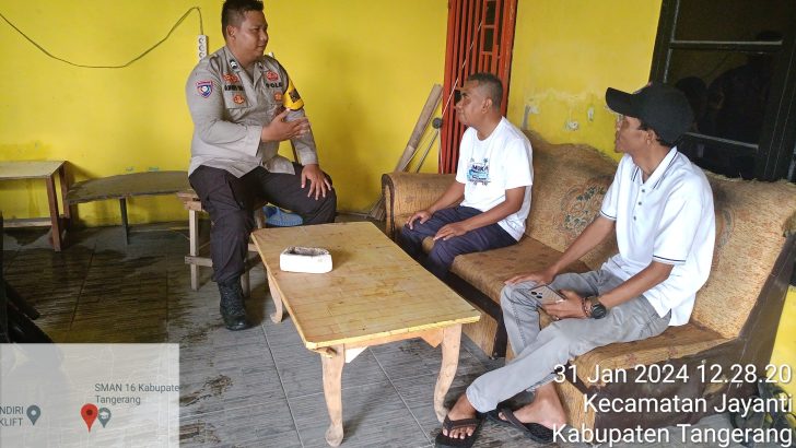 Jaga lingkungan warga dari kriminalitas, Polsek Cisoka Terjunkan Polisi RW