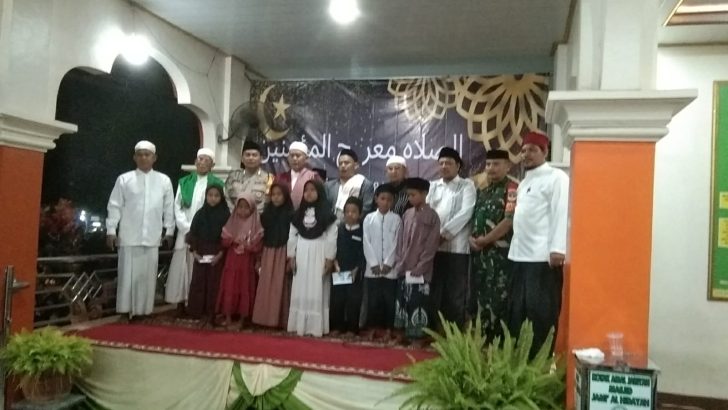 Babinkamtibmas Bripka desa Sindang sari hadiri acara santunan anak yatim
