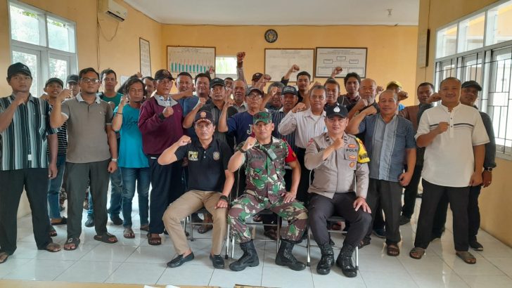 Kegiatan Pelatihan Linmas Pam TPS pemilu 2024 Kel.Kutabaru Kec.pasar Kemis Kab.Tangerang