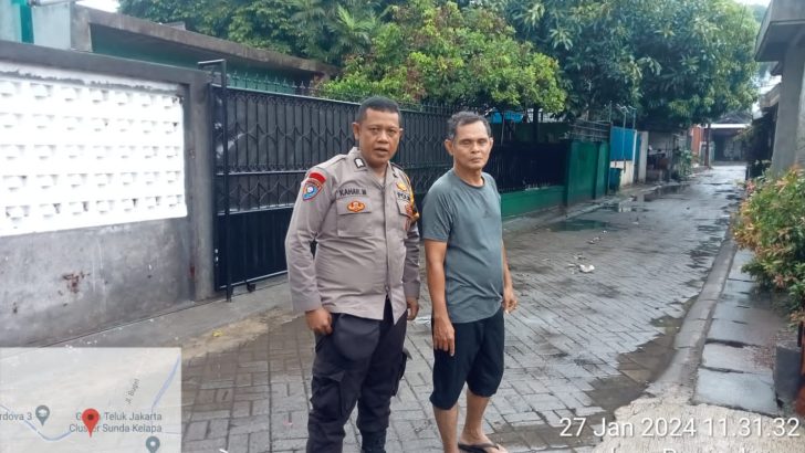 Babinkamtibmas Desa Pangadegan Bri[ka Kahar Mujiono Patroli Dialogis Siang Hari