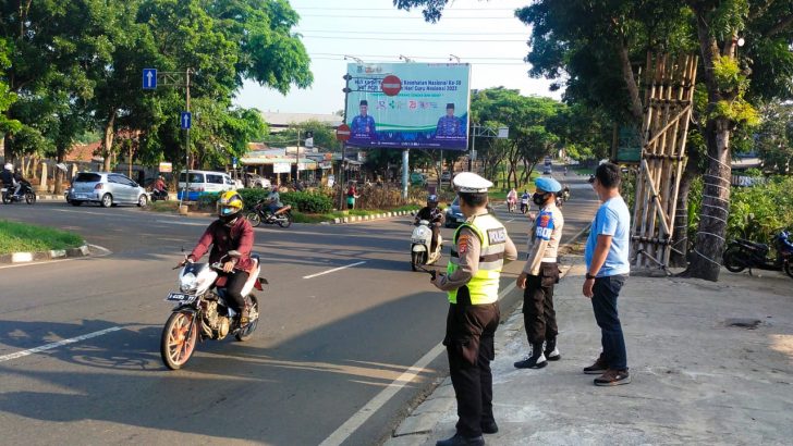 PENGECEKAN STRONG POINT GATUR LALIN OLEH SIPROPAM POLRESTA TANGERANG