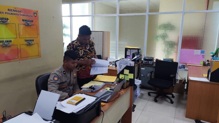 Personel Laporan Perwabkeu Bagian Logistik Polresta Tangerang Polda Banten T.A. 2024.