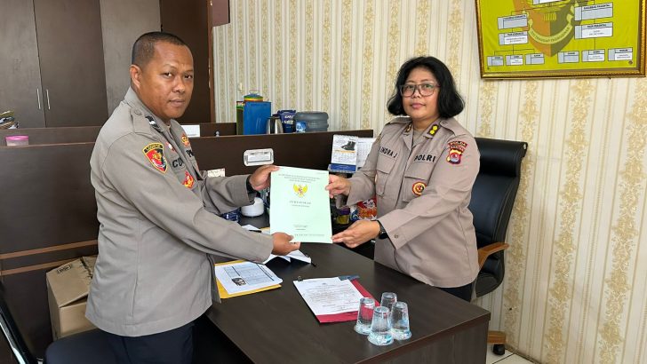 Penyerahan Sertifikat Tanah Polsek Kresek Polresta Tangerang Polda Banten.