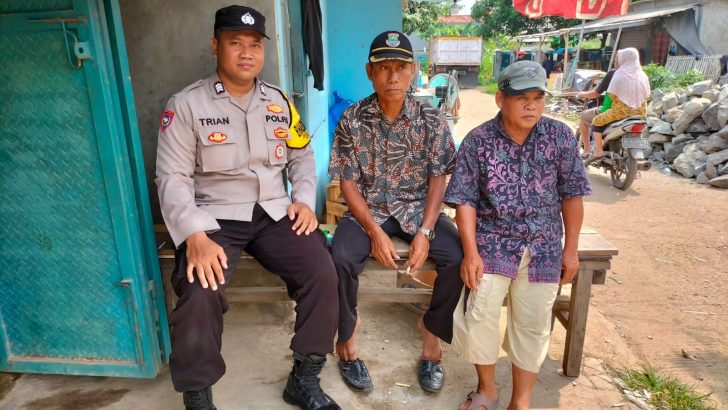 Bripka trian melaksanakan giat sambang warga