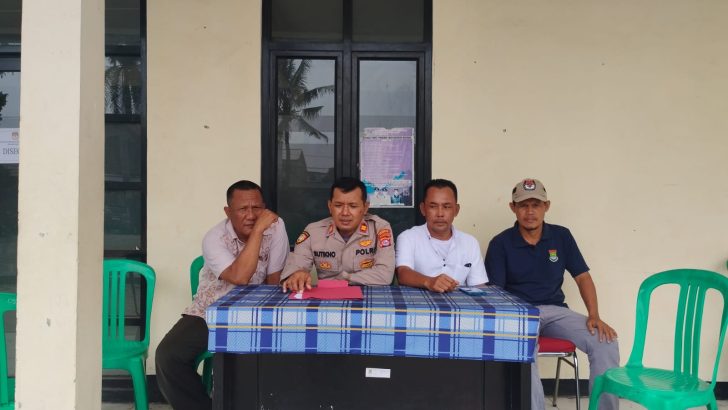 Kanit Samapta giat patroli dan pengamanan pleno di PPK Rajeg