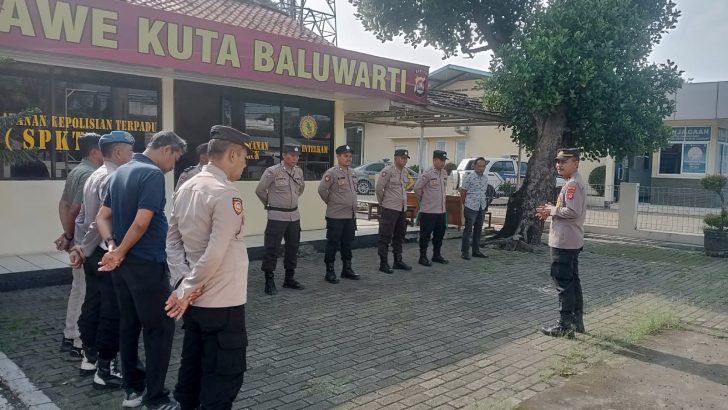 iptu sularjo pimpin apel pagi di mapolsek rajeg