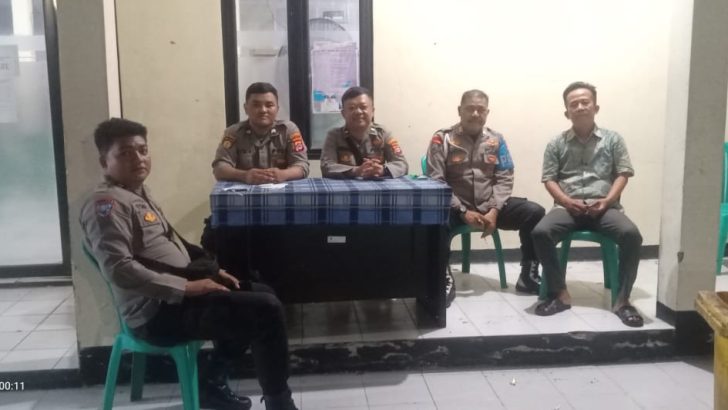 Kanit Propam Polsek Rajeg cek anggota pam ppk kec rajeg