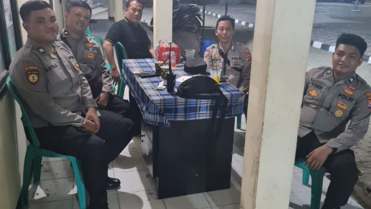 tinjau kantor ppk kecamatan rajeg oleh kapolsek rajeg