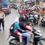 Antisipasi kemacetan, Kanit Patroli Polsek Rajeg melakukan pengaturan lalulintas di perempatan Kukun