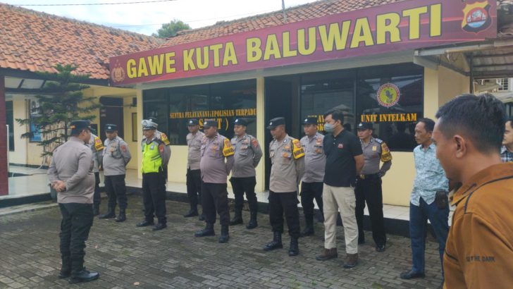 Kapolsek Rajeg Polresta Tangerang pimpin apel pagi dihalaman Mapolsek Rajeg