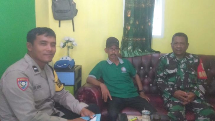 Upaya menjalin Sinergitas TNI-Polri dengan masyarakat, Polsek Kresek lakukan kegiatan Sambang dan Penggalangan.