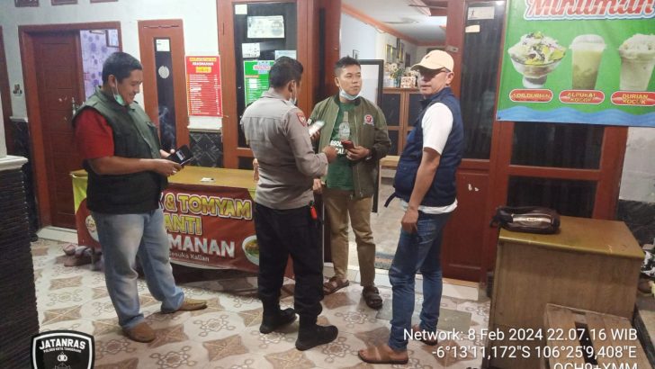 Opsnal Jatanras melakukan Patroli Kring Serse