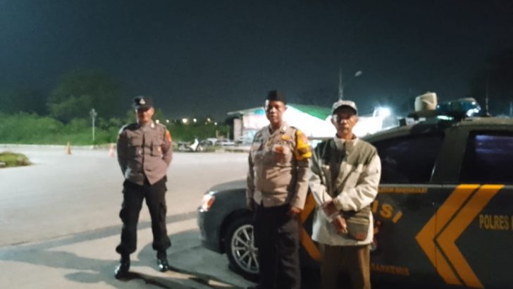 Ciptakan Rasa Aman Kepada Masyarakat, Polsek Pasar Kemis Rutin Patroli Malam