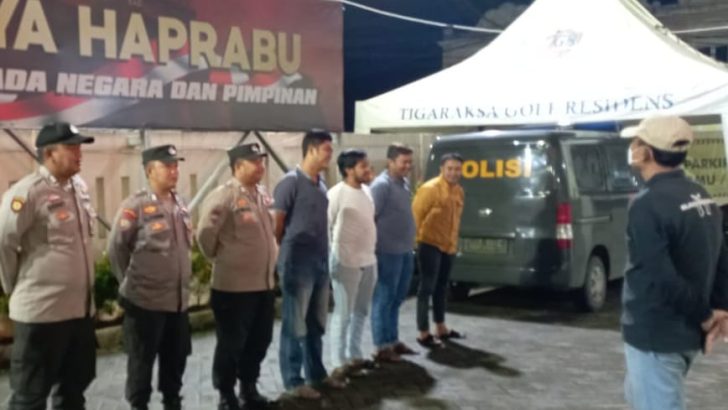 Polsek Cisoka Polresta Tangerang Giat Apel Malam