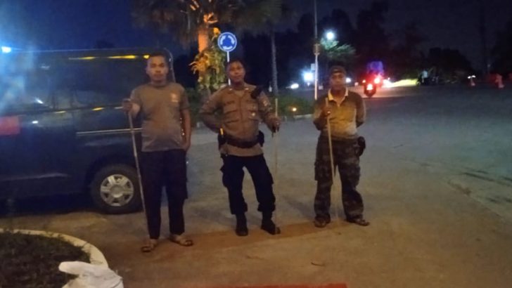 Jajaran Polsek Cisoka Polresta Tangerang Laksanakan Patroli Barcode, Titipkan Pesan Kamtibmas