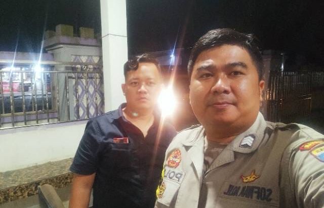 Pastikan situasi aman, personil Polsek Cisoka Laksanakan Patroli Barcode