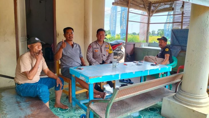 Kegiatan sambang bhabinkamtibmas polsek rajeg