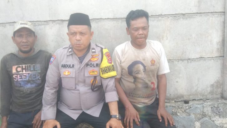 Bhabinkamtibmas polsek rajeg melaksanakan kegiatan rutin sambang kepada masyarakat