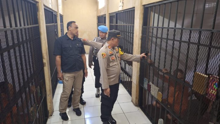 Pengecekan rutin Tahanan Mako Polresta Tangerang