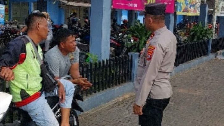 Personil Satbinmas Himbau Masyarakat Waspada Curanmor