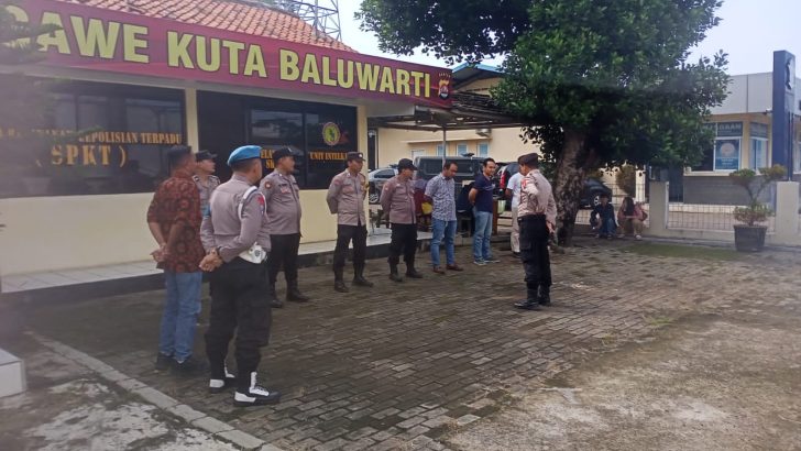 giat apel pagi dipimpin iptu sutikno