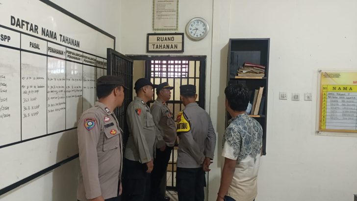 Pawas Polsek Pasar Kemis dan Piket Fungsi Cek Tahanan