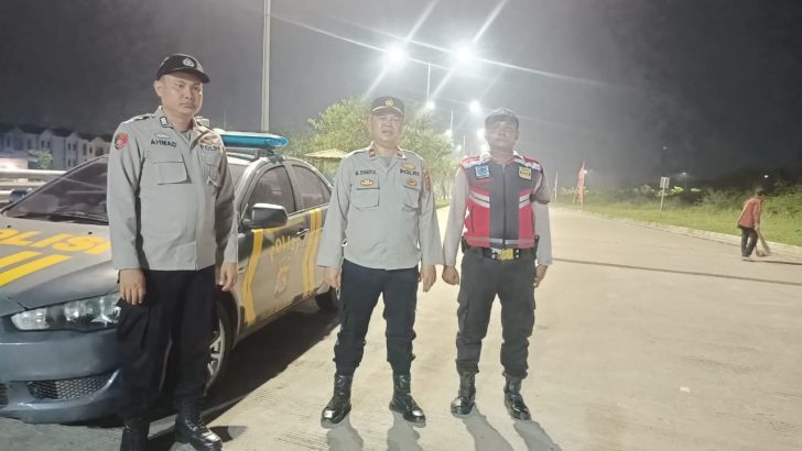 Antisipasi Gangguan Kamtibmas Personil Polsek Pasar Kemis Gencarkan Patroli Malam