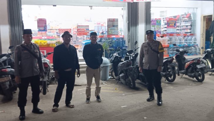 Personil Polsek Rajeg patroli mobile, antisipasi pencurian kendaraan bermotor, dan kejahatan lainya.
