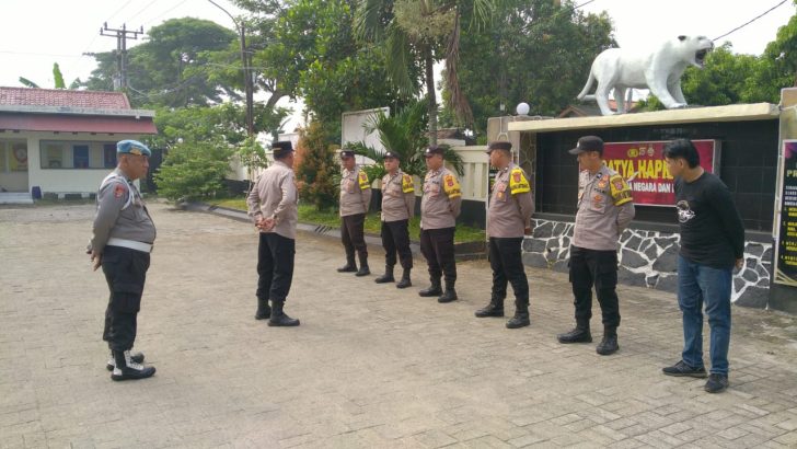 Tingkatkan Disiplin, Personil Polsek Mauk Polresta Tangerang Polda Banten Giat Apel Pagi Di Pimpin Kanit Patroli