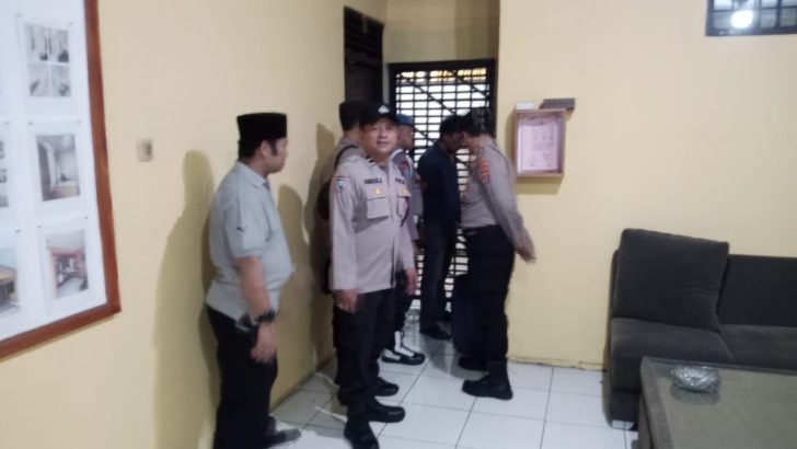 Antisipasi hal tdk diinginkan, Pawas bersama piket fungsi kontrol dan cek tahanan.