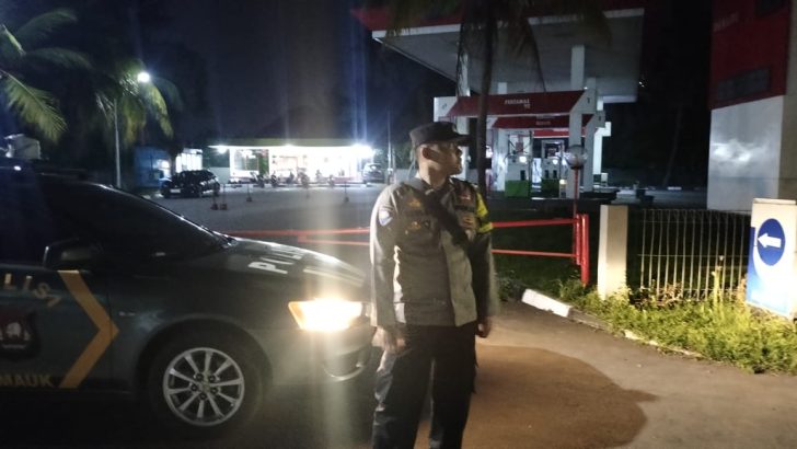 Personil Polsek Mauk Melaksanakan Patroli Malam Hari Antisipasi 3C